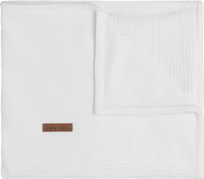 Produktbild von Baby's Only Kinderdecke Sense - Weiß - 100x135 cm