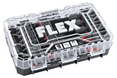 Obrázok produktu pre Sada bitov Flex DB 41 (41 dielov, s prepravným kufríkom, uzamykateľný stohovateľný box)