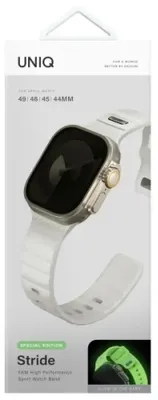 Produktbild von Uniq Se Apple Watch 49/46/45/44mm Gurt Silber Silber One Size