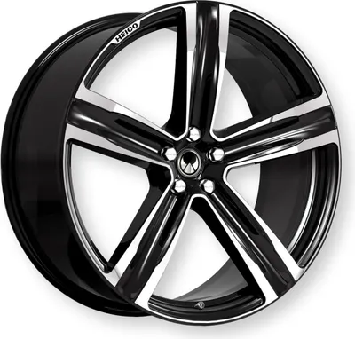 Obrázek produktu pro HEICO Volvo XC90 XC60 22" 5paprskové černé hliníkové kolo