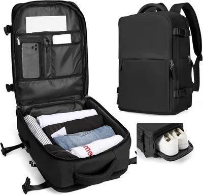 Produktbild von Reiserucksack 20 l, mit 14 Zoll Laptopfach und Schuhfach, für Reisen