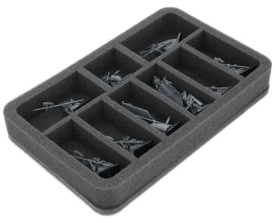 Imagen del producto de Acolchado de espuma para cajas de almacenamiento, con 9 compartimentos, de 275 x 172 x 40 mm