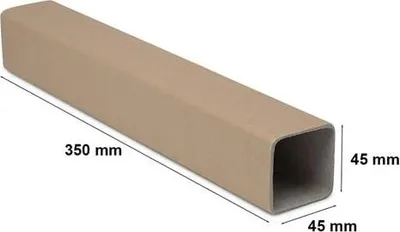 Obrázok produktu pre Štvorhranná rúrka 45 mm/gr2,5 mm/L350 A3