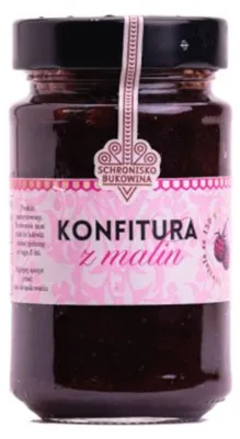 Zdjęcie produktu dla Konfitura z malin 250g - Schronisko Bukowina