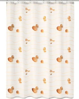 Produktbild von Kleine Wolke Duschvorhang Textil MIAMI Beige 180 x 200 cm