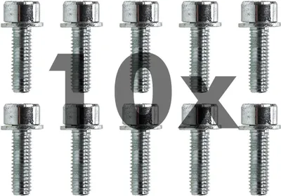 Produktbild von 10 Stück WÜRTH Kombi Schrauben M5x16 Edelstahl mit U Scheibe (DIN 6902)-A2-70