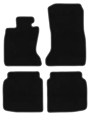 Image de Tapis de sol en moquette pour BMW 7 F02 2008-2015 (berline) – jeu 4 pièces, noirs, sur mesure – Wielganizator BASIC