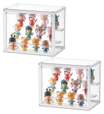 Produktbild von Transparente Acryl Vitrine mit Magnettür 2 Stück