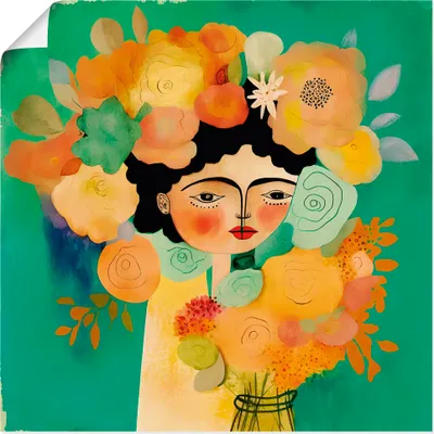 Produktbild von ARTland Poster Das Flüstern der Blüte Größe: 40x40 cm