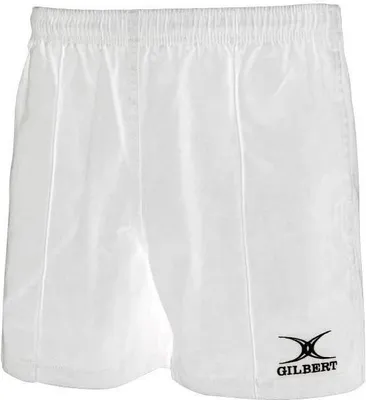Produktbild von GILBERT Rugby Shorts für Herren, Serie Kiwi Short Pro, in Weiß, Größe S (Small)