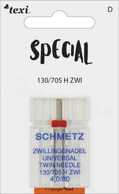 Obrázek produktu pro Dvojjehla TEXI UNI TWIN 130/705 H ZWI NE 4,0 80