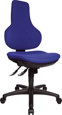 Zdjęcie produktu dla Topstar® EPO20BC6 Drehstuhl Ergo Point ohne Armlehnen blau