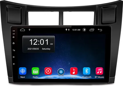 Obrázok produktu pre 12+256G Android14 9'' dab 8 jadro auto stereo s navi gps wifi bluetooth Pre Toyota Yaris XP90 2005 - 2012 4GSIM 2000*1200