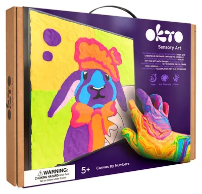 Immagine prodotto di Set artistico OKTO Bunny pittura su tela 30x30 cm