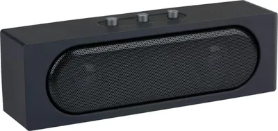 Image de Haut-parleur Bluetooth Retro 2x5W - Boîte à musique sans fil avec AUX et carte TF - Partybpx pour l'intérieur et l'extérieur - 10 heures d'autonomie - Rechargeable USB-C - Noir