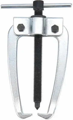 Zdjęcie produktu dla Ściągacz dwuramienny, kuty - mini, rozpiętość 80 mm, głębokość 80 mm