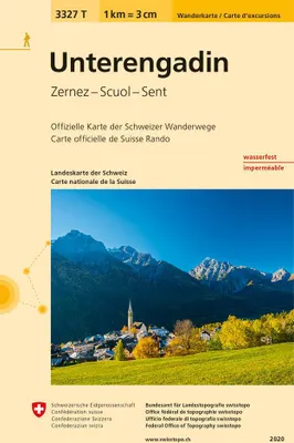 Produktbild von Swisstopo 1 : 33 33 Unterengadin