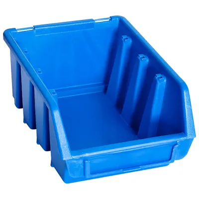 Produktbild von vidaXL Stapelboxen 20 Stk. Blau Kunststoff