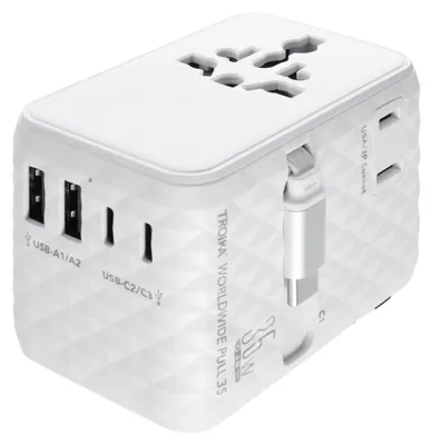 Produktbild von TROIKA Reiseadapter WORLDWIDE PULL 35