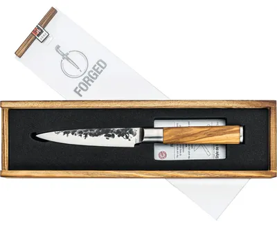 Produktbild von MONTARGO Forged Santokumesser Olive, Höhe: 40 mm, Länge: 333 mm, Breite: 93 mm