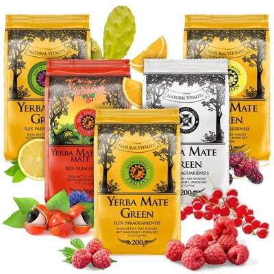 Zdjęcie produktu dla Yerba Mate Green Energia Guarana MIX Najlepszych Smaków 1kg