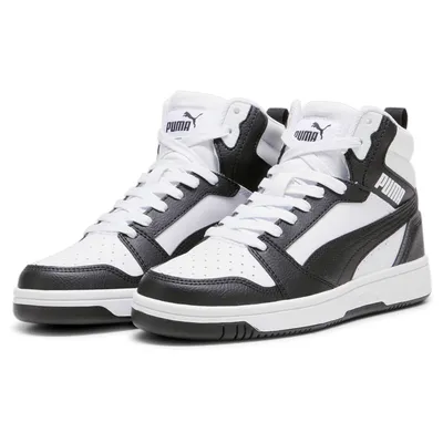 Produktbild von Puma Rebound V6 Mid Jr. Schnürstiefel Schwarz