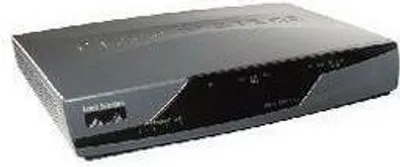 Produktbild von Cisco 871, 10, 100 Mbit/Sek, 10/100Base-T(X), Ethernet (RJ-45), Schwarz, 24 MB, 128 MB