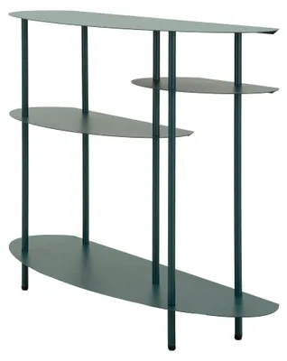 Produktbild von Gamisi - Konsole, 10x42x132h cm Ozeangrün, 4 Böden