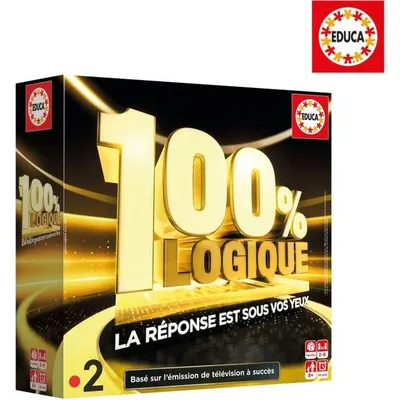 Obrázok produktu pre Hra s otázkami a odpoveďami Educa 100% Logic: Odpoveď je pred vašimi očami