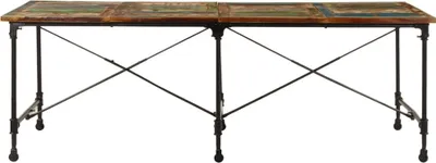 Produktbild von vidaXL Esstisch 220x90x77 cm Altholz Massiv