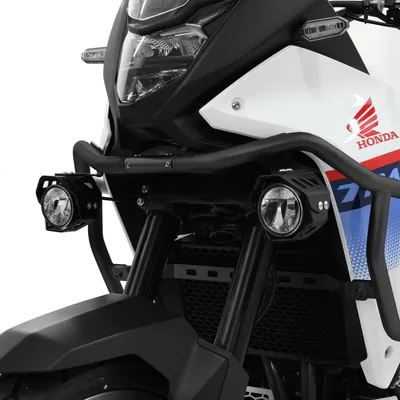 Obrázek produktu pro Sada LED přídavných světlometů včetně držáku do mlhy (pár) s krytem kompatibilní s Honda XL 750 Transalp černá