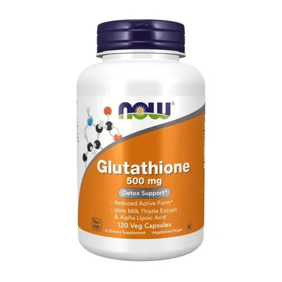 Productafbeelding van NOW Foods Glutathione 500mg 120 capsules 17353