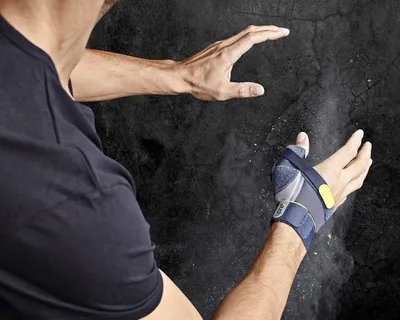 Produktbild von Push Sports Daumenbandage - M - Links - Grau