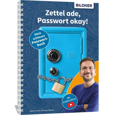 Produktbild von Zettel ade, Passwort ok! - Das schlaue Passwortbuch - Ihre Zugangsdaten notieren & alles Wichtige kapieren