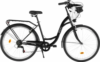 Produktbild von Damenfahrrad Davi Emma 28", 7 Gänge, 160-185 cm, Schwarz/Schwarz