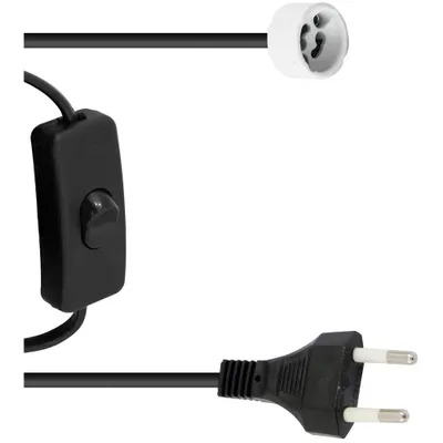 Produktbild von EUROLITE GU-10 Fassung Netzkabel Stecker Schalter