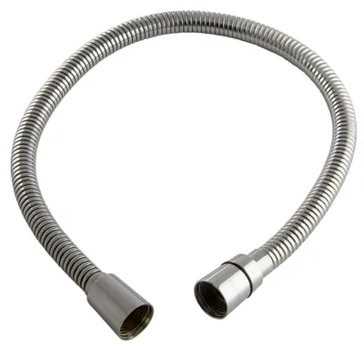 Produktbild von PaulGurkes Brauseschlauch Drehkonus 60cm Duschschlauch silber Metallschlauch