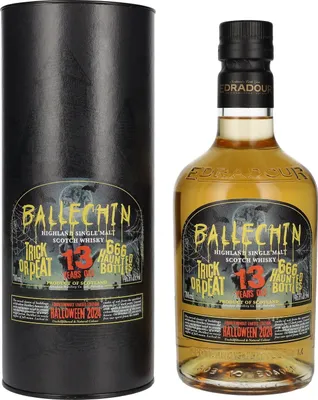 Produktbild von Edradour Ballechin 13 Years Old Trick Or Peat Halloween Limited Edition 2024 46,6% Vol. 0,7l in Geschenkbox