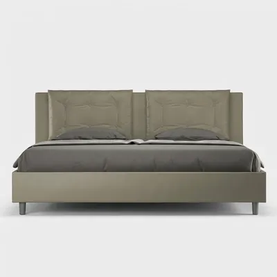 Produktbild von Polsterbett mit Bettkasten 180x200 King Size Annalisa K - Braun