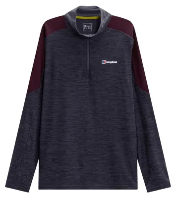 Productafbeelding van BERGHAUS Farndale+ LS HZ Tech T-shirt, zwart, maat L