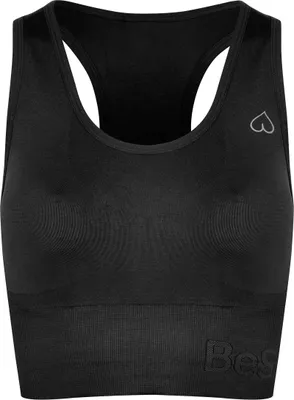 Produktbild von BeShaped Sport-BH Body Boost mit herausnehmbaren Push Up-Einlagen Black XS