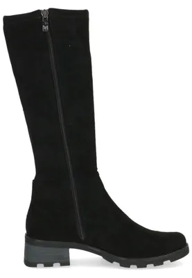 Produktbild von Caprice Damen Stiefel hoher Stretchschaft Profilsohle Langschaft 9-26603-43, Größe:38 EU, Farbe:Schwarz