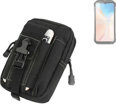 Produktbild von K-S-Trade Gürtel Tasche kompatibel mit Doogee V30 Pro Gürteltasche Holster Schutz Hülle Handy Hülle Smartphone outdoor Handy-Hülle schwarz