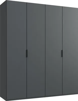 Produktbild von Falttürenschrank >OXFORD< in GRAPHIT - 200x236x58cm (BxHxT)