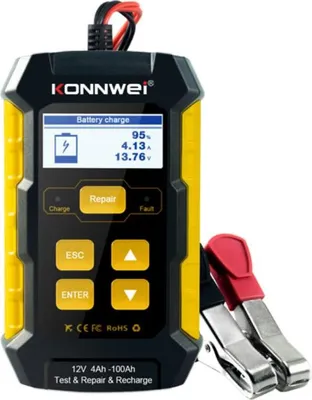 Immagine prodotto di KONNWEI KW510 Caricabatterie/tester per tutti i tipi di batterie