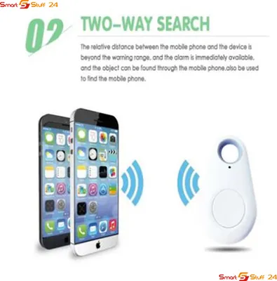 Produktbild von Schlüsselfinder Haustier Koffer finden GPS Locator Bluetooth 4.0  Weiß