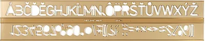 Produktbild von Schablone - Schriftschablone  20,0  mm