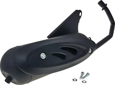 Immagine prodotto di Scarico Tecnigas Maxi 4 nero, omologato (ABE), compatibile con Vespa ET4 125