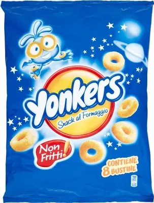 Produktbild von 6x Yonkers mais Maissnack mit Käse chips 8 Portionstüten á 120g Käsechips