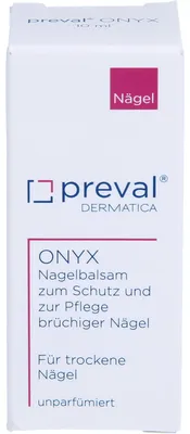 Zdjęcie produktu dla balsam do paznokci preval Onyx do ochrony i pielęgnacji łamliwych paznokci, roztwór 10 ml